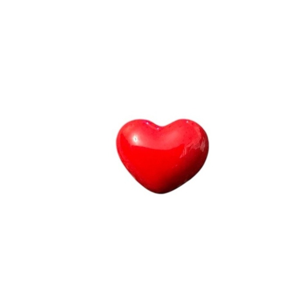 Vintage 1979 Paradise Red Heart Pin Brooch 3D Love Valentines Day Pinback